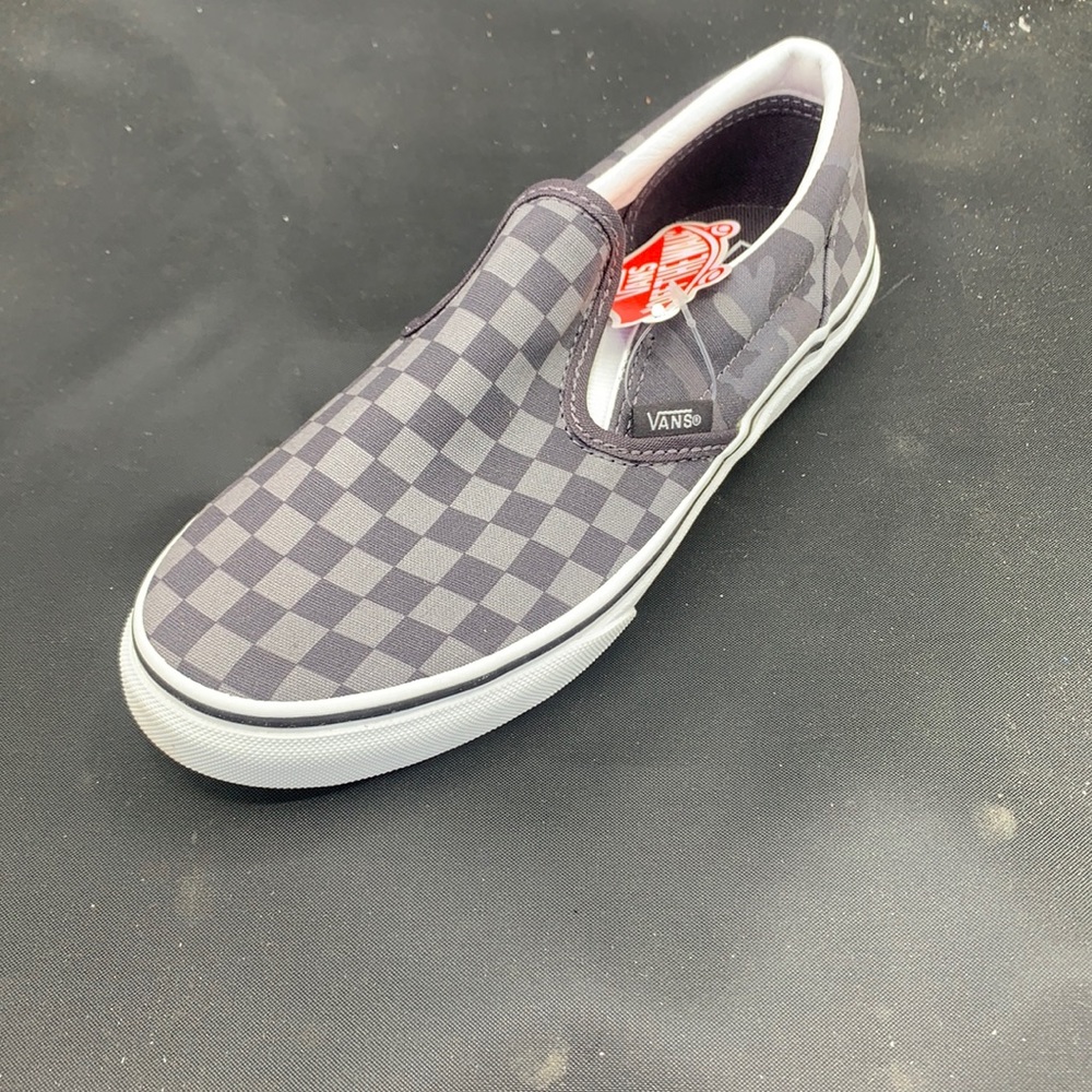 Classic slip on tonal checkerboard